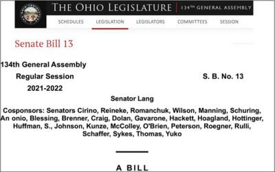 S.B.13 passed by Senate, moves to House; Consider supporting the bill