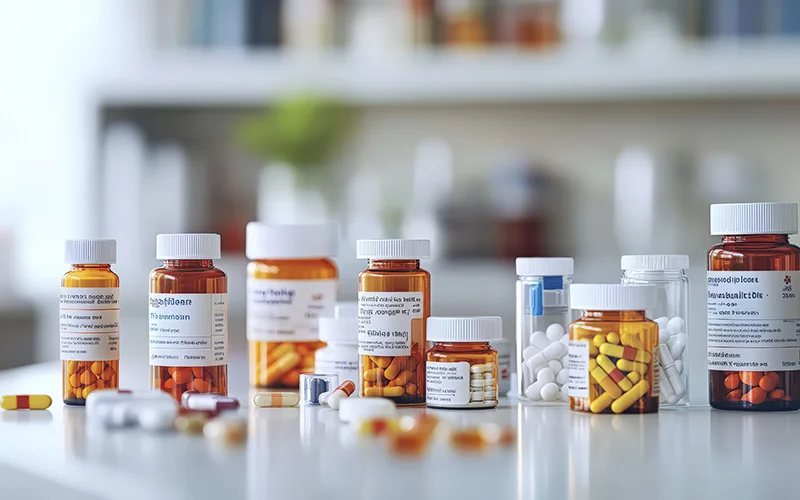 stock art photo of prescription drugs